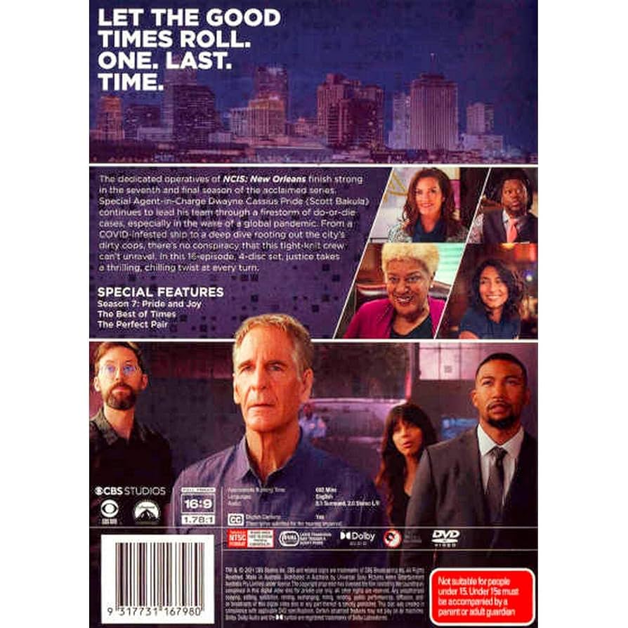 Amazon.com: NCIS: New Orleans: Season 7 | Region 1, 2 & 4